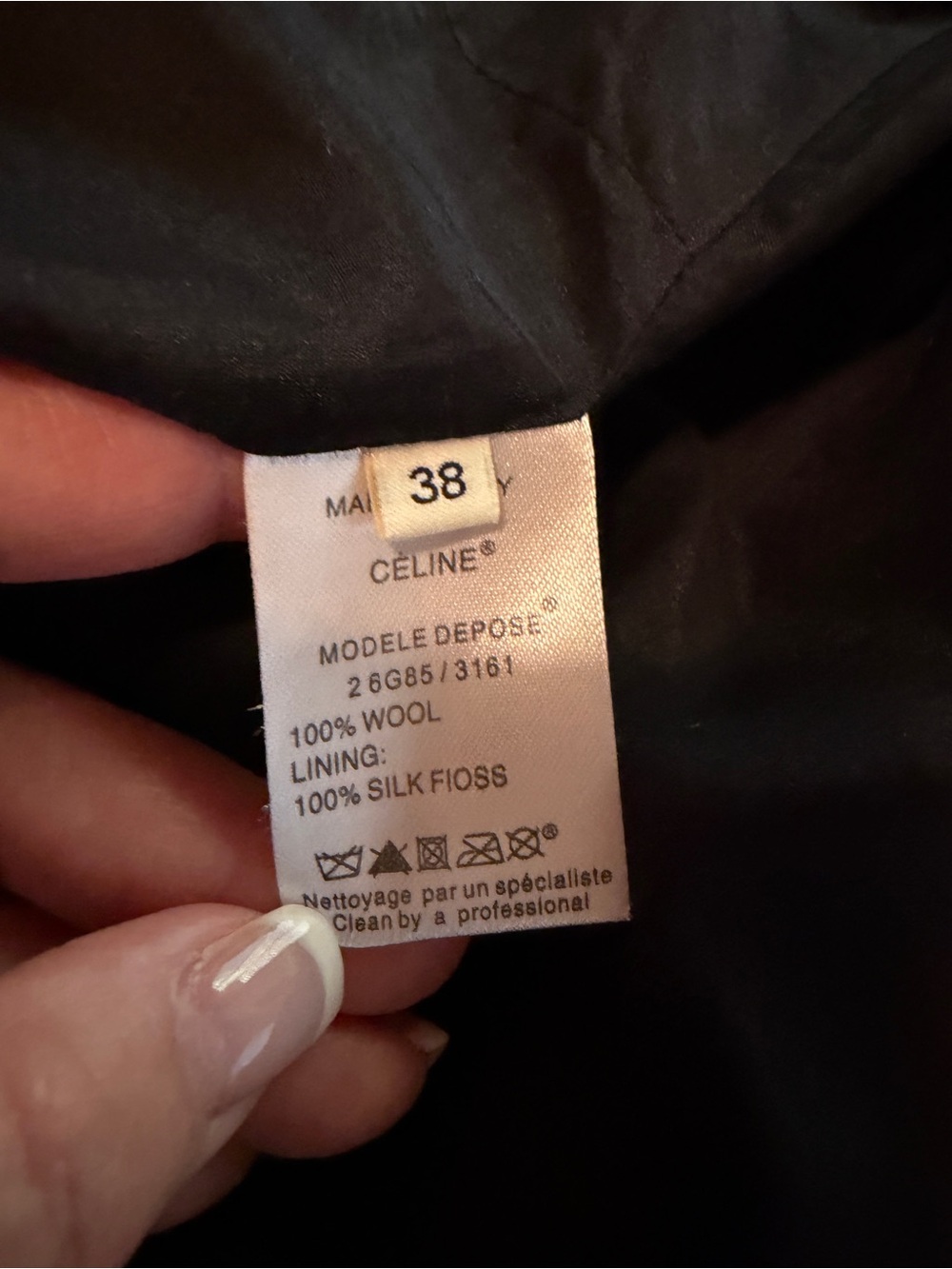 Authentic CELINE Open-Front Jacket - Picture 7 of 8